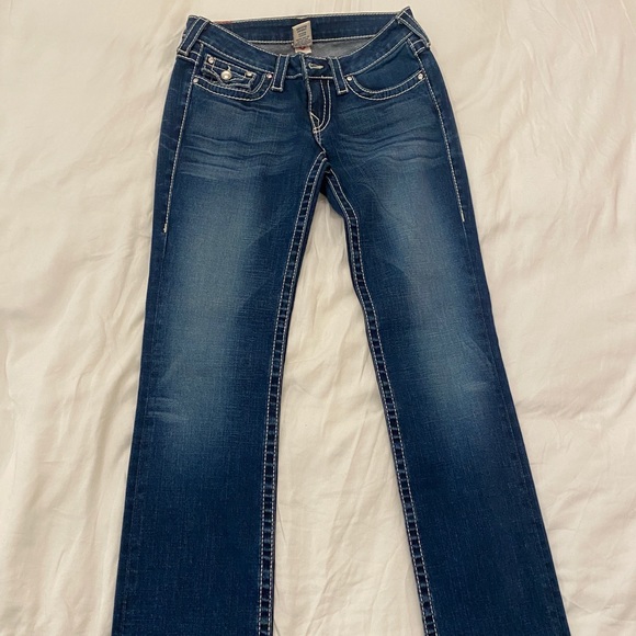 Swarovski Crystal Button True Religion Jeans - Picture 2 of 4